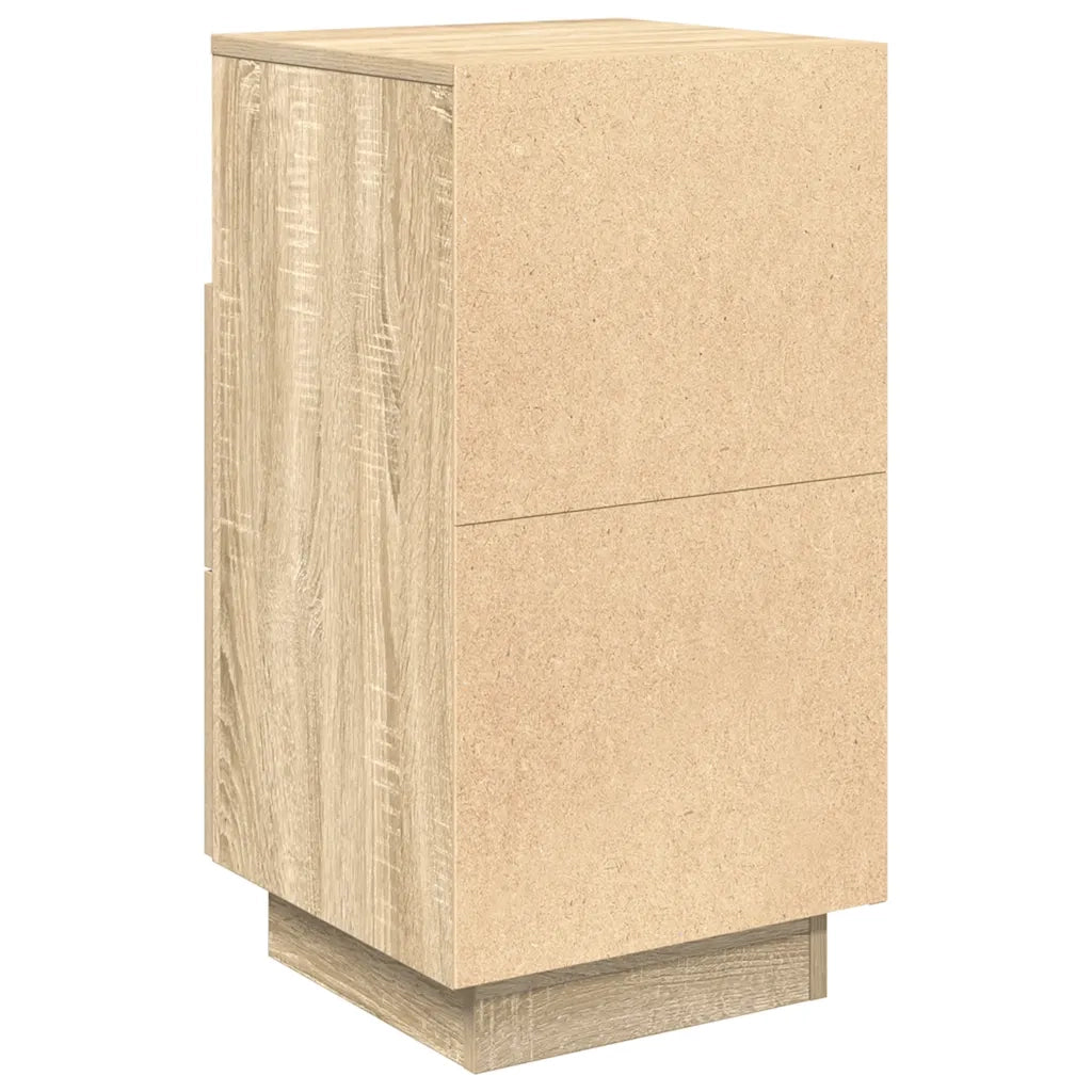 Comodini 2 pz con 2 Cassetti Rovere Sonoma 36x36x68 cm 858583