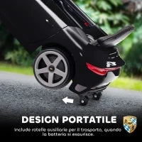 Macchina per Bambini 3-5 Anni con Licenza Ufficiale RUF GT, Telecomando, Cintura di Sicurezza e Musica, Nero