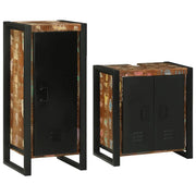 Set di mobili per il bagno 2 pcs Legno massello riciclato