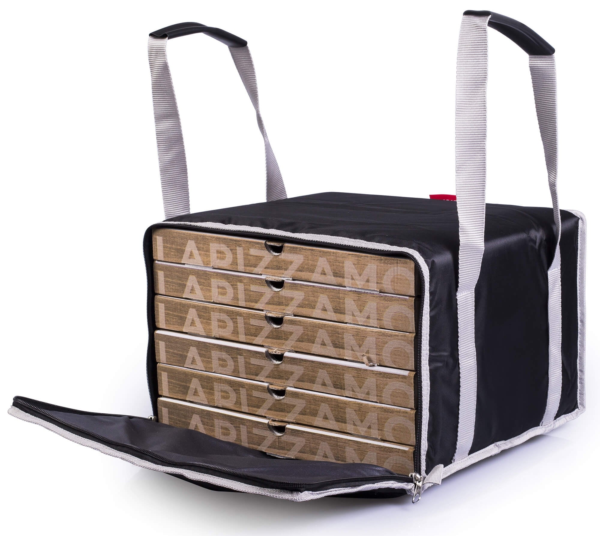 Borsa Termica Porta Pizze da Asporto 6 Cartoni Safemi Express 6 Nera