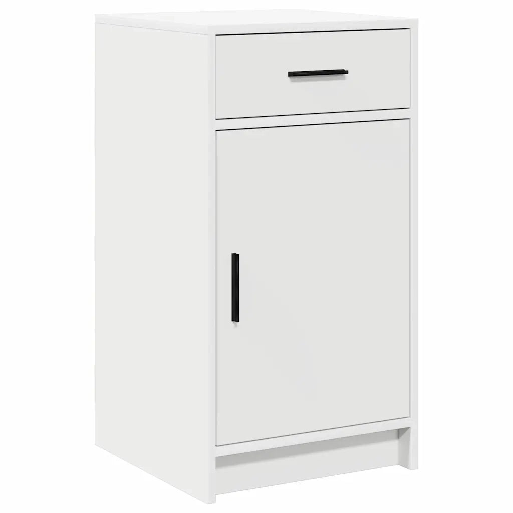 Tavolo da Trucco con cassetto 2 pcs Bianco Legno multistrato 3334227