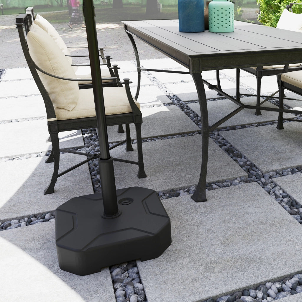 Base per Ombrellone da Giardino ¨C MINIMAL ¨C Quadrata, 38/48mm, fino a 25kg