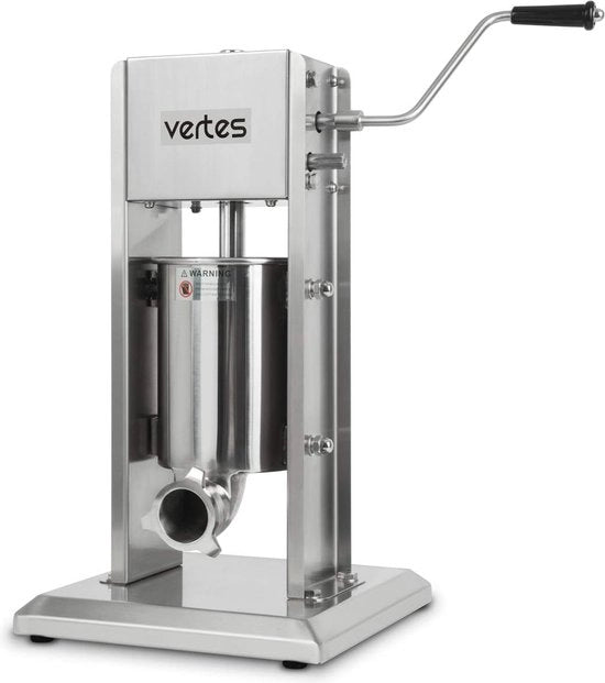 Worstvuller professionale 3L in acciaio inossidabile con 4 bocchette di alimentazione e 2 velocità