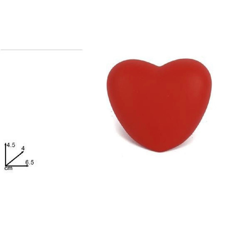 Trade Shop - Set 12 Pz Cuori Cuore Rosso Luminoso Decorazione Luce San Valentino 6,5x4.5x4cm -