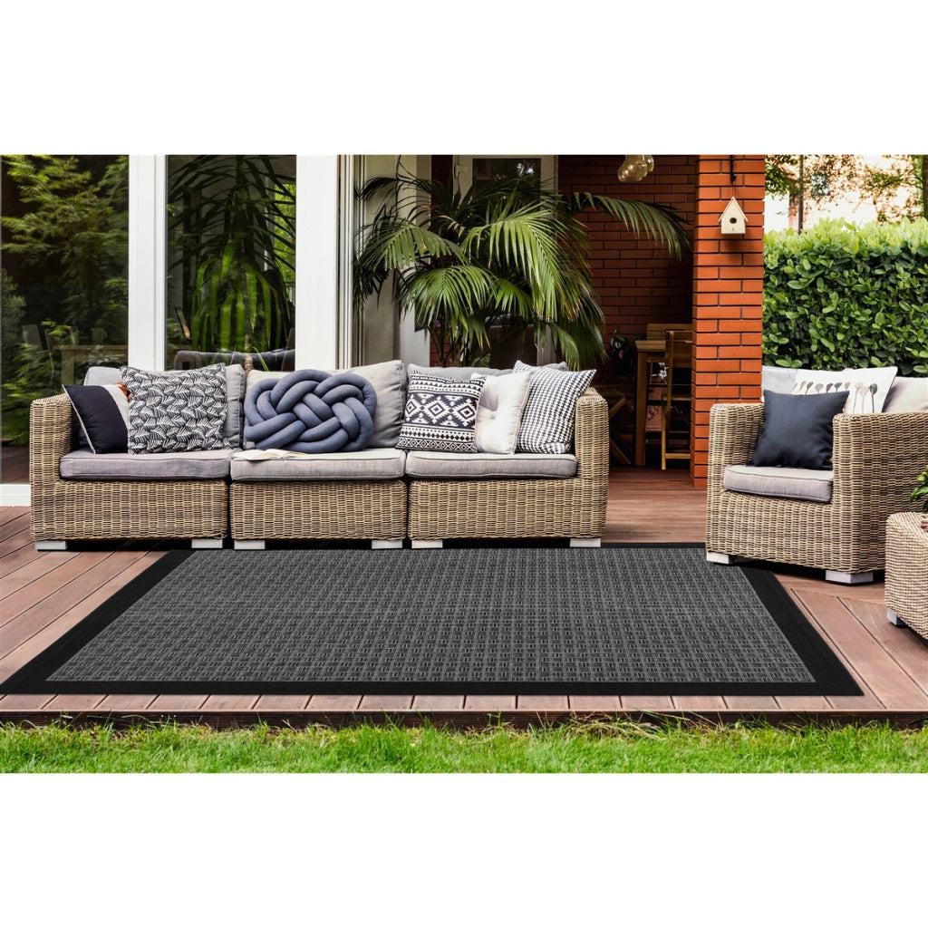 Tappeto outdoor Sunset 608 argento effetto sisal