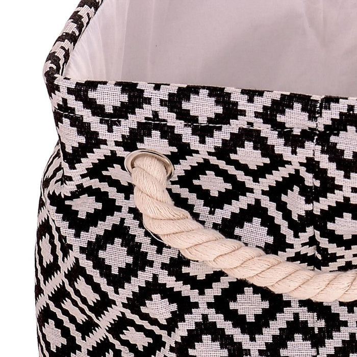 Set 2 Contenitori Tessuto 44x28H cm