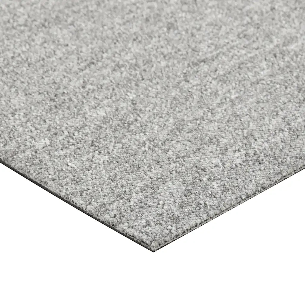 Quadrotte di Moquette 20 pz 5 m² 50x50 cm Grigio Chiaro 147310