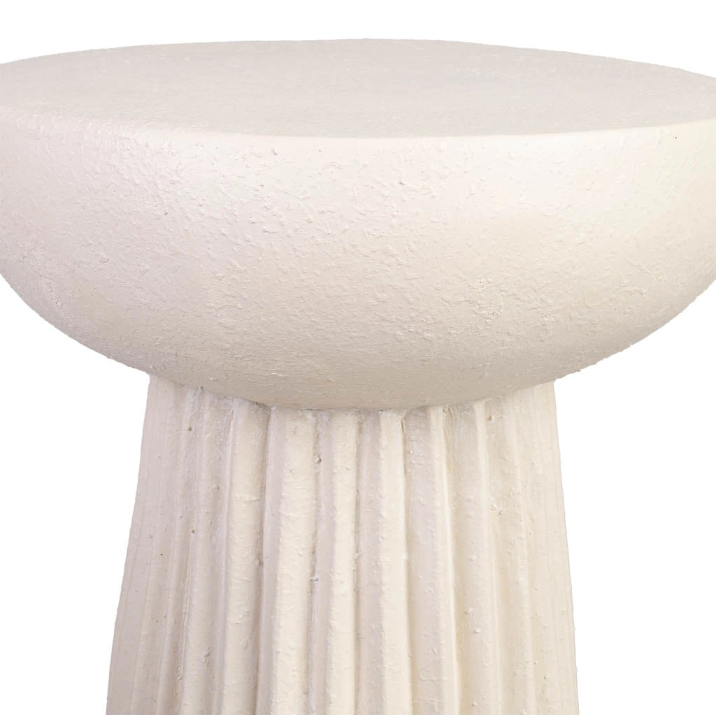 Tavolino in magnesio bianco 38x38x46