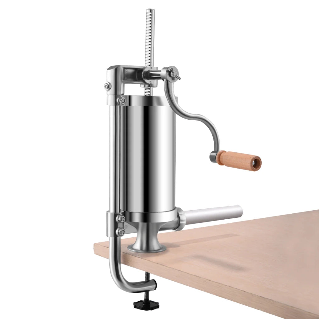 Insaccatrice da 1,5 kg con 4 tubi di riempimento moderni e versatili in acciaio inox argentato 20_0020973
