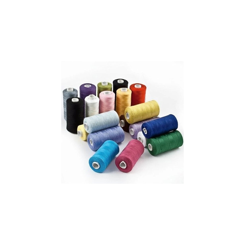 Trade Shop - Rocchetti Cucito Cucire Set 20 Pezzi 500 Metri Poliestere Kit Riparazione Filo -
