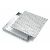 Chiusino lamiera con telaio acci aio zincato 25x25 b07dpl7dly