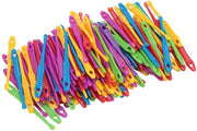 Orecchini da Orecchio 200 Unità - Progettazione Ergonomica - Sicuro ed Effettivo - Plastica - Utilizzo Comodo - Capo Arrotondato - Pulitore da Orecchio
