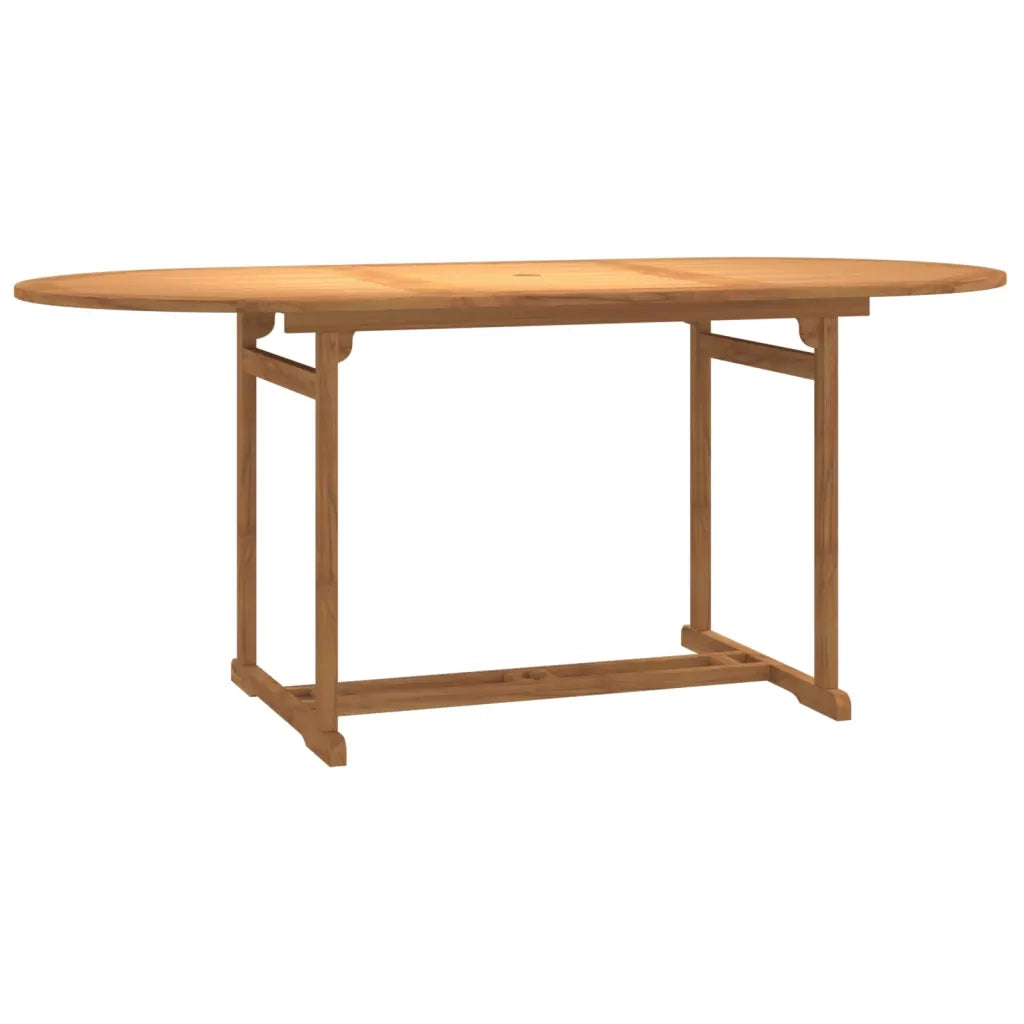 Set da Pranzo da Giardino 7 pz in Legno Massello di Teak 3154919