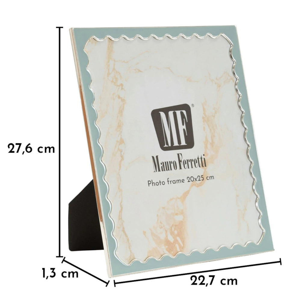 Portafoto VKH1012, Blu, Metallo, 22,7x1,3x27,6 cm