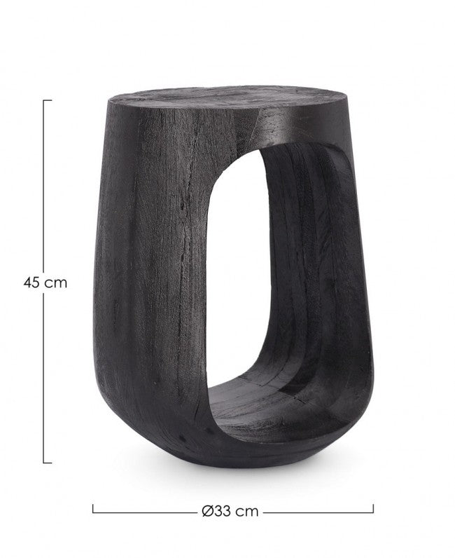 Tavolino Legno Nero Moderno da Interno - ALEXIA