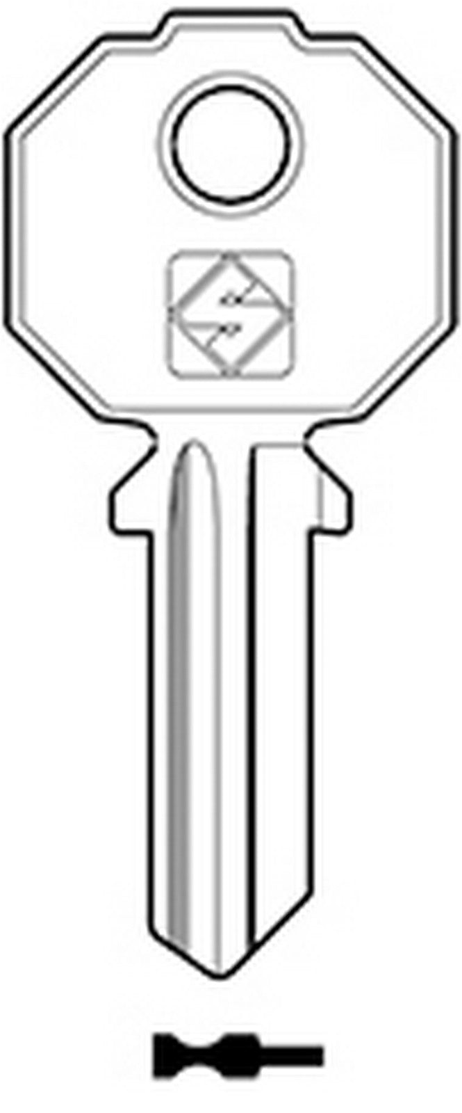 chiavi silca art. pf2 asc gr.2 cod:ferx.12316