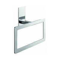 Porta salviette serie flat ad anello - fissaggio ad incollo o con viti