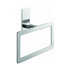 Porta salviette serie flat ad anello - fissaggio ad incollo o con viti