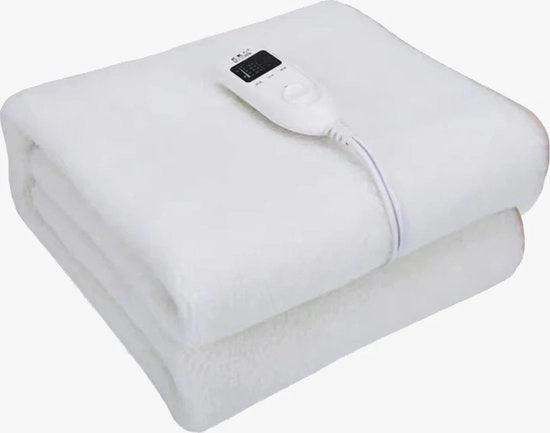 Deen Elettrico 150x80 - Con Controller - Riscaldamento del Letto - Disconnessione Automatica - Protezione Contro Surriscaldamento - 2 Livelli di Temperatura - 4 Tipi di Impostazione - Lavabile