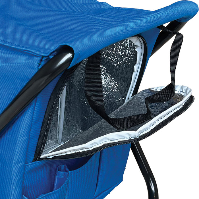 Sedia Pieghevole da Campeggio Frigo Refrigerante Salvaspazio 2 Colori Assortiti