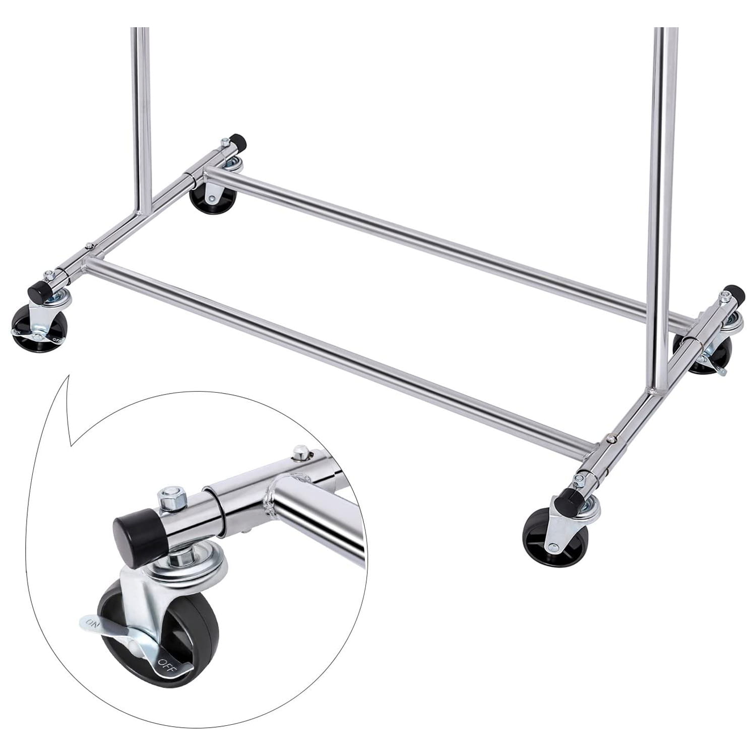 Appendiabiti VALORA con ruote per organizzare cappotti e giacche HSR13S