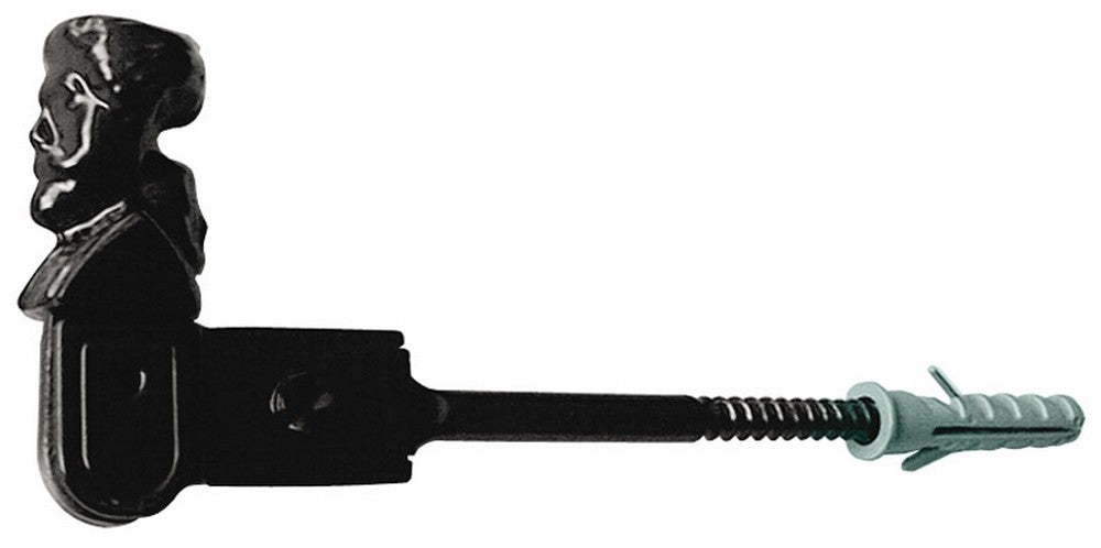fermaimposte a vite nero con tassello cod:ferx.vit3368