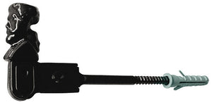 fermaimposte a vite nero con tassello cod:ferx.vit3368