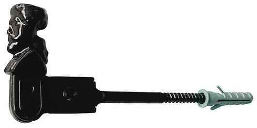 fermaimposte a vite nero con tassello cod:ferx.vit3368