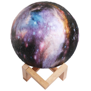 Lampada da Tavolo Sfera 18cm Luce LED RGB Telecomando e batteria ricaricabile usb