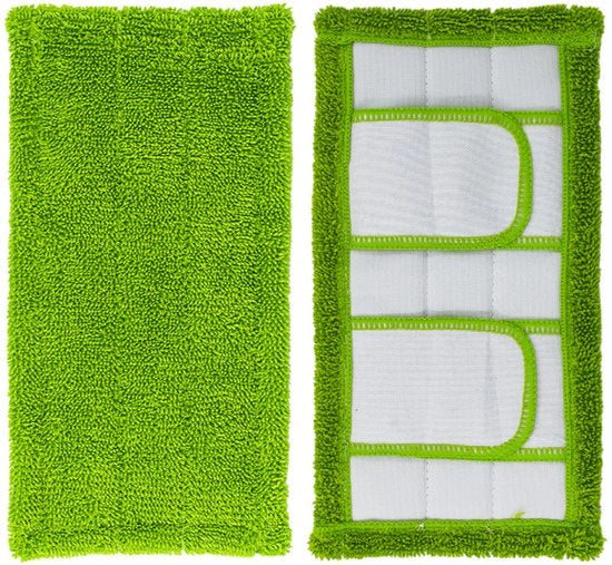 Adatto per asciugamano per Swiffer Sweeper, 2 pezzi verde + 2 pezzi blu