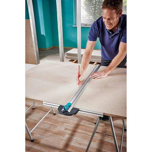 Squadra a T con Guida per Taglio Parallelo Cartongesso Wolfcraft