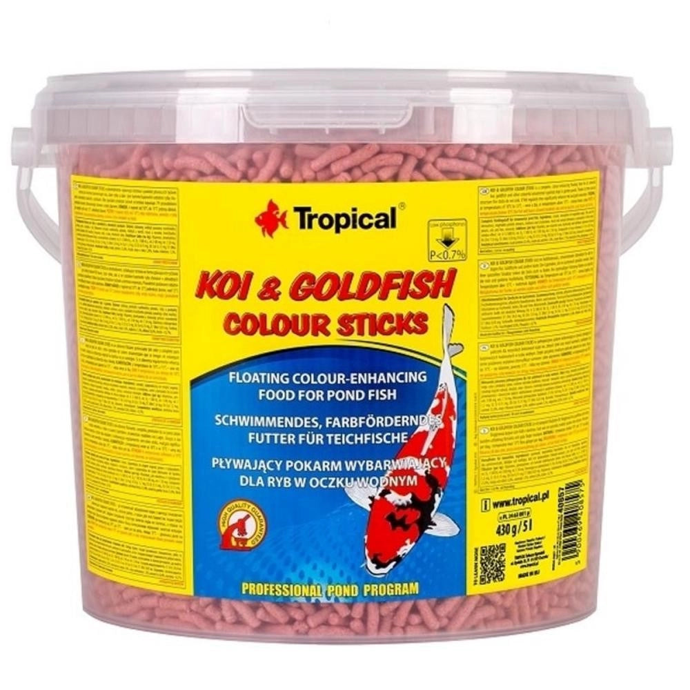 Tropical Pond Koi & Goldfish Colour Sticks Formato: 5 L