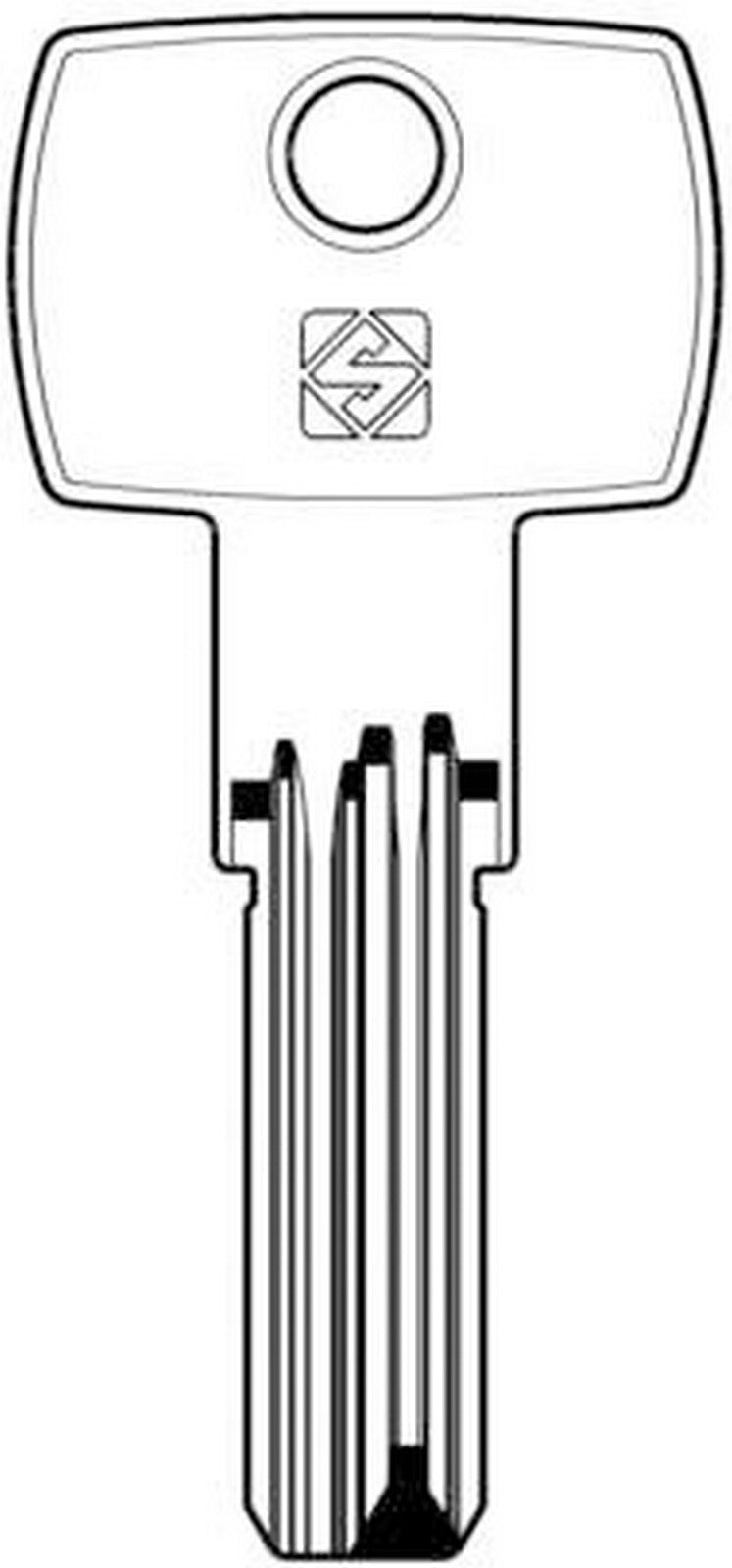 chiavi punzonate silca art. cb87 olc gr.6/2 cod:ferx.12330