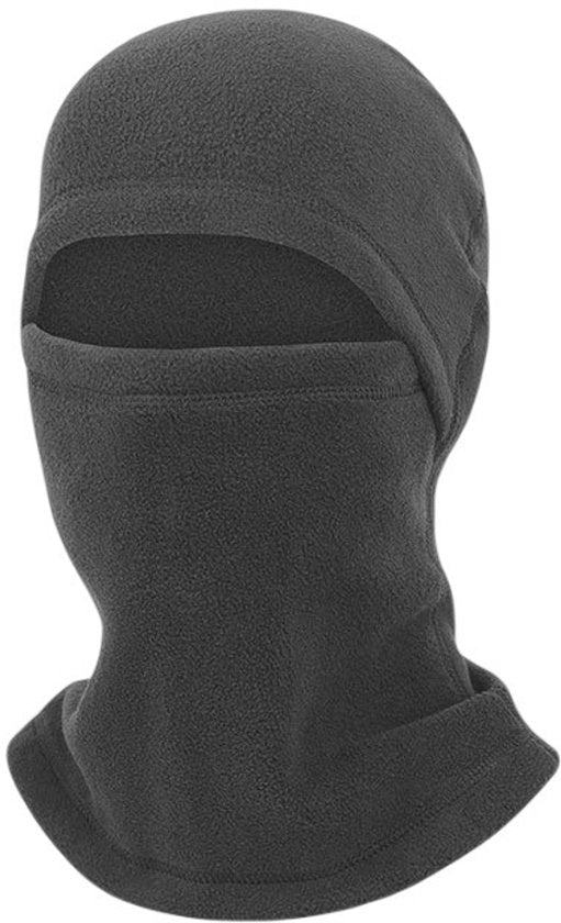 Muta impermeabile e calda per bicicletta e sci in autunno e inverno con maschera e cintura del collo, muta unisex impermeabile di pile per tempo freddo, colore grigio