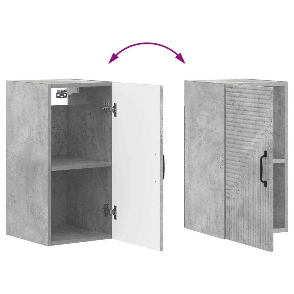Armadio da bagno a muro HAARLEM Grigio Cemento 30 x 31 x 59 cm 896808