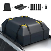 Borsa da tetto per auto 83 x 112 x 43 cm borsa da campeggio impermeabile di grande capacità in poliestere nero 20_0018720