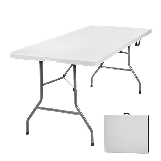 Tavolo catering pieghevole bianco 180x70x74