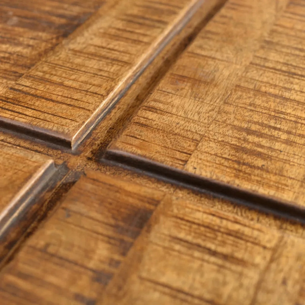 Tavolino da CaffÃ¨ Marrone Quadrato in Legno Massello di Mango  cod mxl 20543