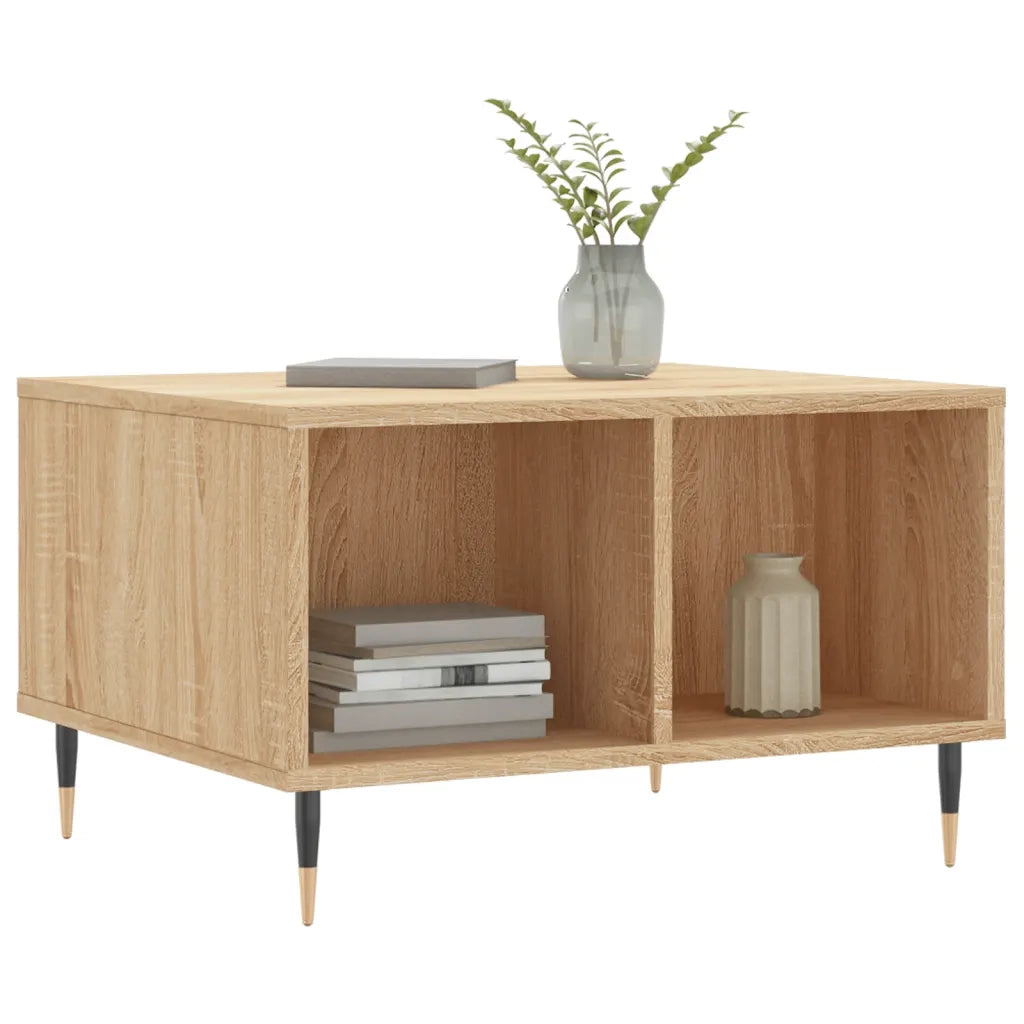Tavolino salotto | Tavolino da caff¨¨ | Tavolino da Soggiorno Rovere Sonoma 60x50x36,5 cm Legno Multistrato