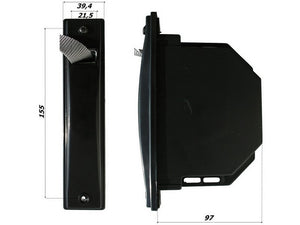 avvolgitore semincasso completo cintino mm. 20 mt. 5,5 (interasse fori mm. 155) cod:ferx.vit52609