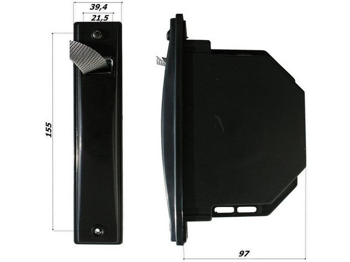 avvolgitore semincasso completo cintino mm. 20 mt. 5,5 (interasse fori mm. 155) cod:ferx.vit52609