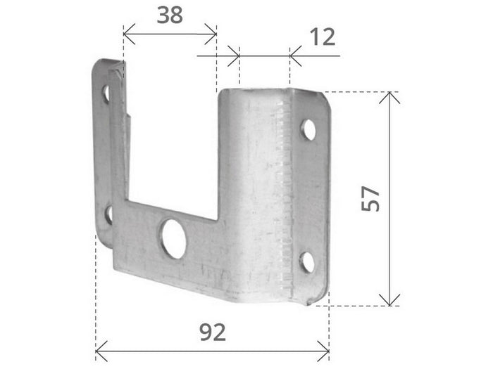 supporto a cassonetto senza cuscinetto cod:ferx.vit52610