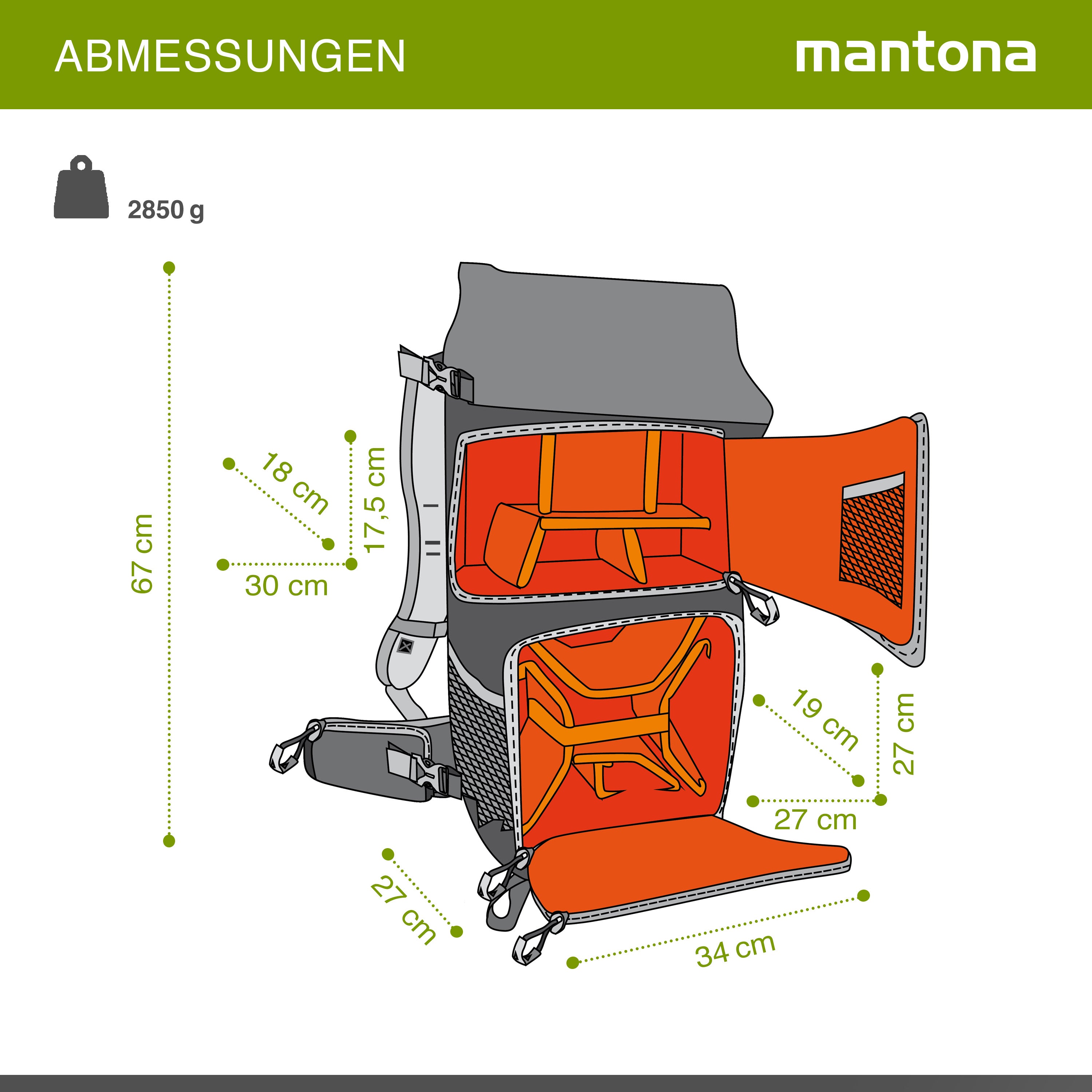 Mantona Zaino per fotocamera e drone elementsPro
