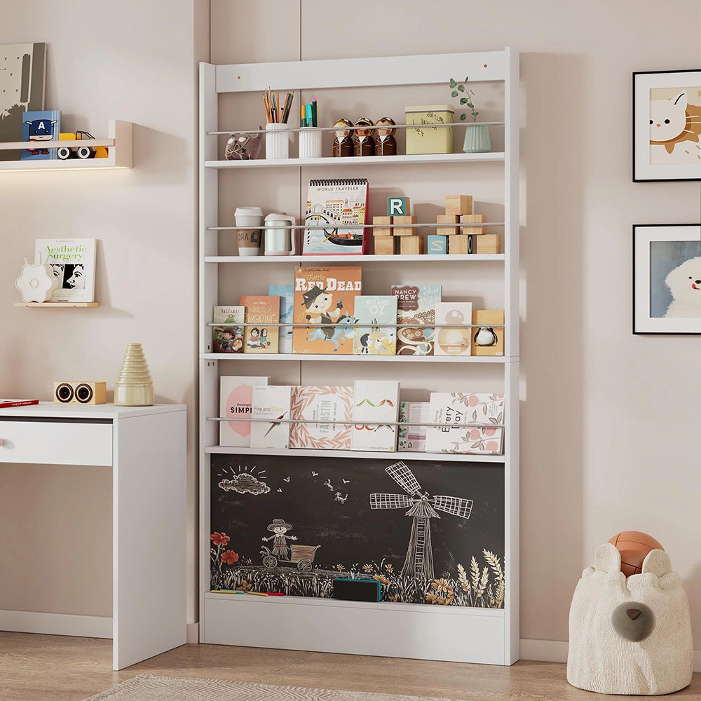 Set scrivania + libreria - Xylo - 2 pezzi per bambini, bianco