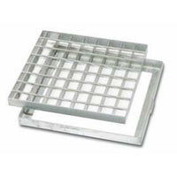 Griglia acciaio zincato con tela io 55x55 b07bfdsx55