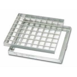 Griglia acciaio zincato con tela io 55x55 b07bfdsx55