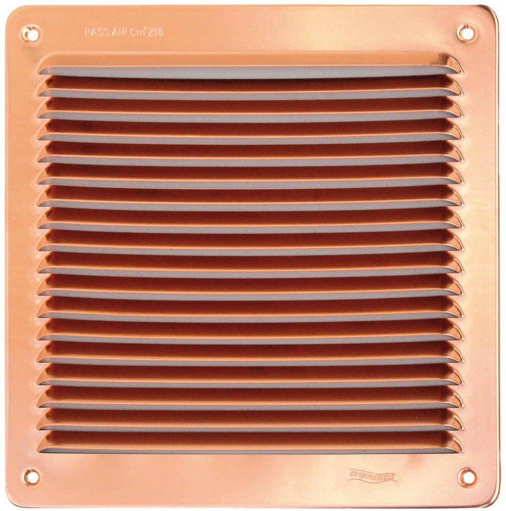 griglia di aerazione in rame mm. 230x230 cod:ferx.vit25862