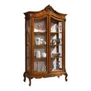 Vetrina in legno di radica 2 porte impero finitura bassano l.114 p.46 h.217 - Mobili 2G