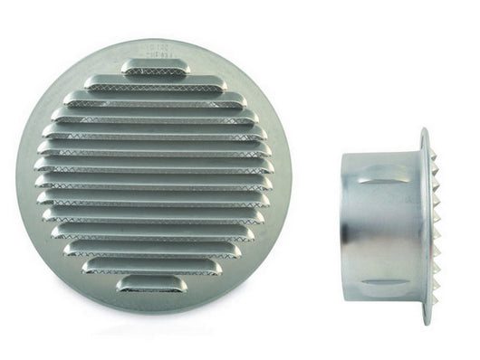 griglia di aerazione in alluminio ï mm. 80 imbocco ï mm. 75 cod:ferx.vit36536