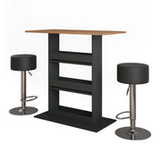 Vicco tavolo bar con sgabelli GKO/ANT 110 x 55 cm con 2 sgabelli da bar